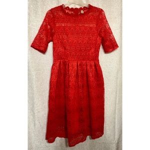 Red Lace Dress